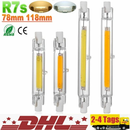 Led r7s 118mm glasröhre - 2x,