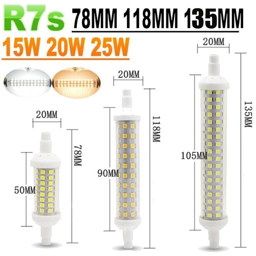 Led r7s 118 135mm warmweiß - r7s,