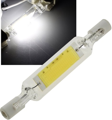 Led strahler r7s - led, "glas